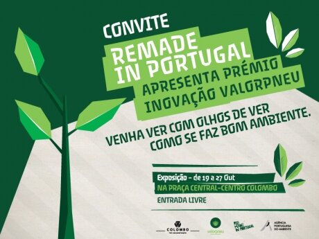 EXPOSIÇÃO REMADE APRESENTA PRÉMIO INOVAÇÃO VALORPNEU NO CENTRO COLOMBO